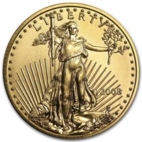 2008 1/4 Oz American Gold Eagle Bu