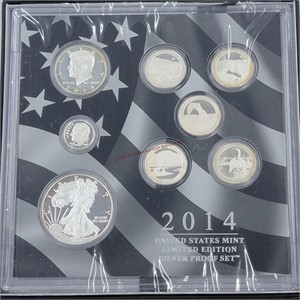 2014 US Mint Limited Silver Proof Set