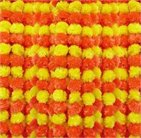 Box of 5 Feet Long Marigold Flowers Garland