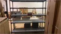 Set of 5 Polymer Grid Shelves with Epoxy Coated