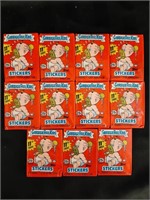 1987 Garbage Pail Kids Unopened Wax Packs (11)