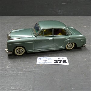 Early Tin Friction Car - Mercedes Benz 2/9