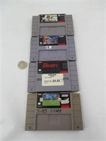 3 jeux de Super Nintendo dont GUTS