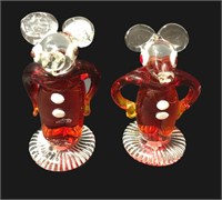 Pair of Art Glass Mice
