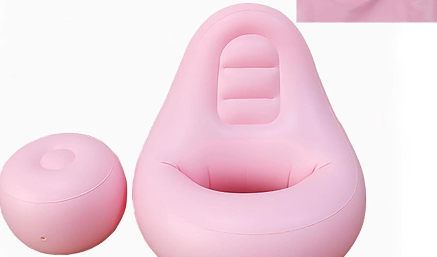 $90 Inflatable Chair with Electric Air Pump