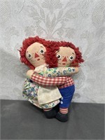 Hugging Raggety Ann and Andy