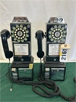 (2) Crosley Telephones (Plastic)