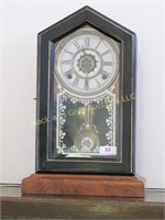 Walnut Case Shelf Clock