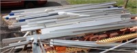 Approx 140 pcs. Aluminum Stock 3' to 10' long