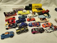 Lot of Die Cast Cars and Trucks