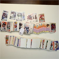 Two boxes of Fleer 1990 football cards