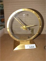 Vintage Mid-century Jefferson Golden Clock