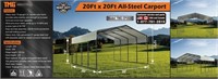 Unused TMG 20ft x 20ft All Steel Carport