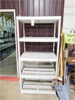 Lot # 4208 - Plastic five tier storage shelf