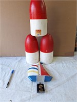 (3) Crab Buoys & Boat Therm