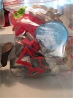 Bag of misc cookie cutters