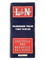 1950 L&N Passenger Train Time Tables, RR