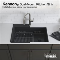 $319 Kohler Single-Bowl Kitchen Sink b32