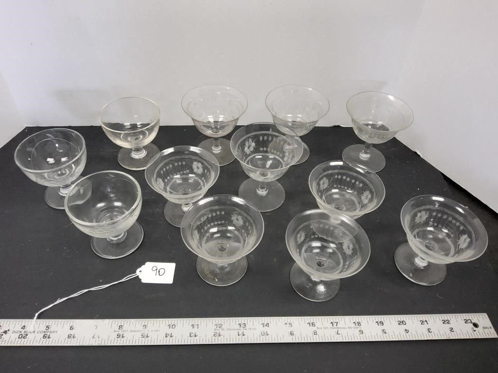 Vintage Cordial Glasses