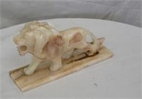 Marble lion - Clock topper??