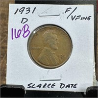 1931-D WHEAT PENNY CENT SCARCE DATE