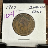 1907 INDIAN HEAD PENNY CENT