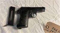 Beretta 7.65 cal Handgun with Clip