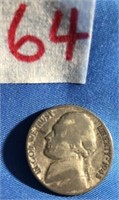 1945P Silver War Nickel