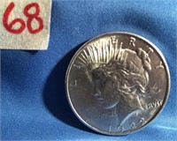 1922 Peace Dollar AU