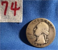 1938 Washington Silver Quarter