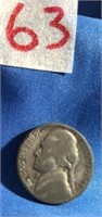 1942P Silver War Nickel