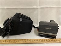 Polaroid Sun600 Camera and case