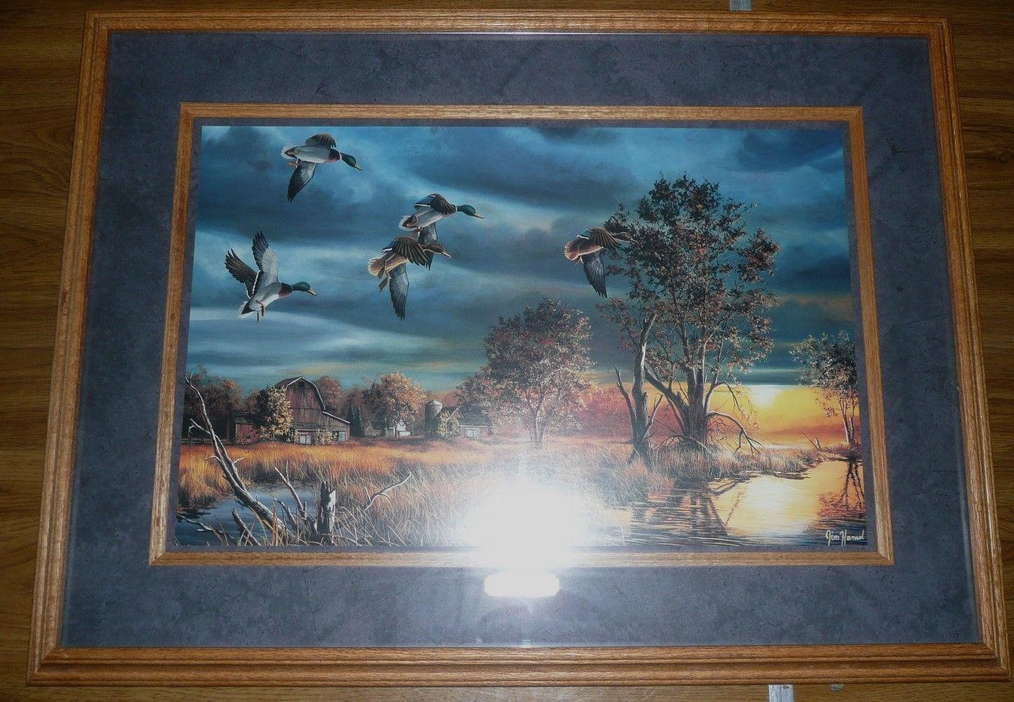 Jim Hansel Print, Morning Mallards, 39x29