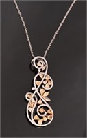 Diamond 14k Gold Ladies' Pendant Necklace