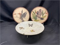 VTG 1960s Butterfly Bowl/Tray