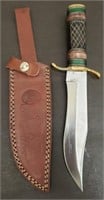 New Chipaway Cutlery 11.5" Hunting Knife. Carved