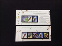 Canada, Beneficial Insects, 2 Souvenir Sheets, Mnh