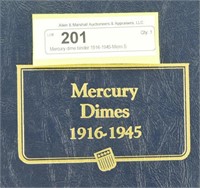 Mercury dime binder 1916-1945-Micro S
