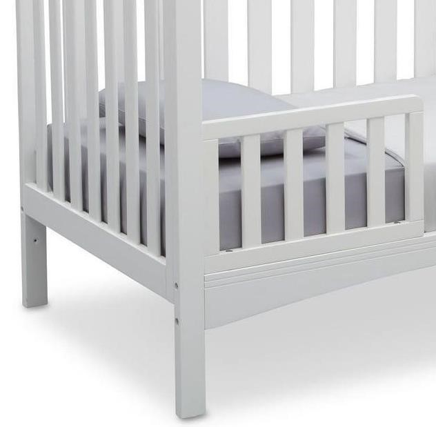 Delta Children Toddler Bed Rail, Grey