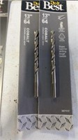 2 New Cobalt Drill bits