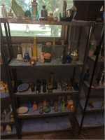 Shelf and all Avon cologne bottles included