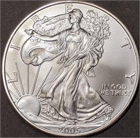 2005 1 oz American Silver Eagle Brilliant