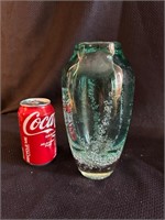 Art Glass Vase w/ Lightup Base