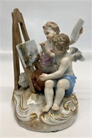 Antique Meissen Porcelain Figural Group