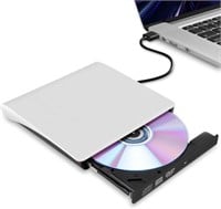 Hcsunfly External CD/DVD Drive for Laptop