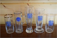 Bavarian Beer Experience Bar Glasses + Ox Yoke Inn