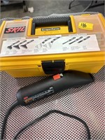 TOOL BOX WITH SKIL MULTI TOOL AND ATTACHMENTS