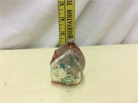 Old Figural Glass Christmas Tree Ornament HOUSE