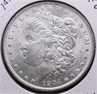 1904 O MORGAN DOLLAR CH BU