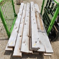 2"× 6" × 8' rough cut lumber